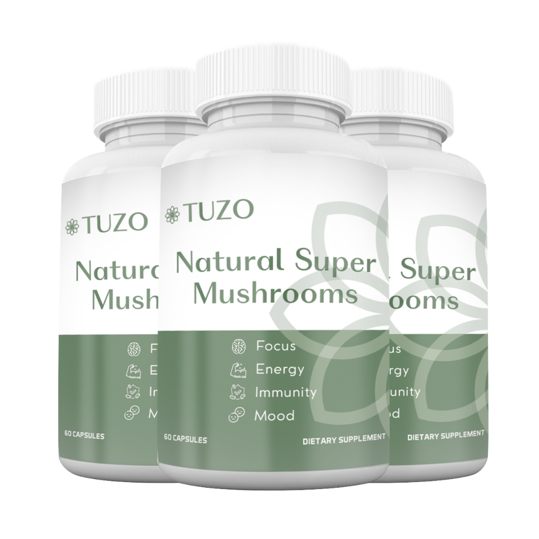 NATURAL SUPER MUSHROOMS (3-BOTTLE BUNDLE)